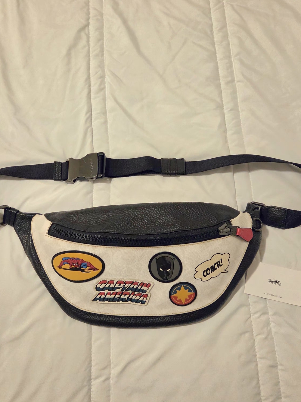 COACH X MARVEL Crossbody Belt Bag Fanny Pack Comic LIMITED EDITION